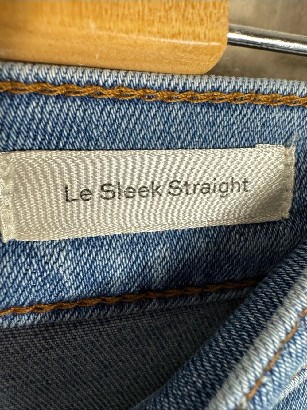 Frame Le Sleek Straight Jeans High Rise Straight Leg Denim EUC E - Picture 9 of 10